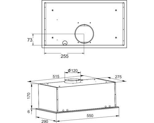 Витяжка кухонна Hansa OMP6251BGH