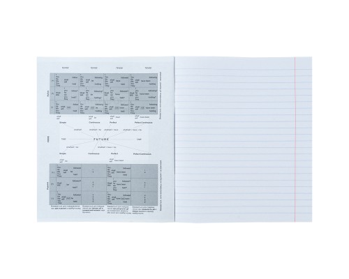 Зошит Kite предметний Sketch 48 аркушів, англійська мова лінія (K24-240-18)