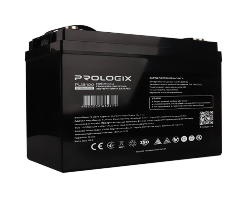 Батарея до ДБЖ Prologix 12V - 100Ah AGM (PL12-100) 