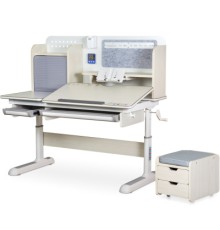 Парта Mealux Winnipeg Multicolor Plus MG Grey (BD-630 MG з тумбою)