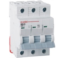 Автоматичний вимикач ONESTO 3п С 16А MCB 6kA (KC6-K)