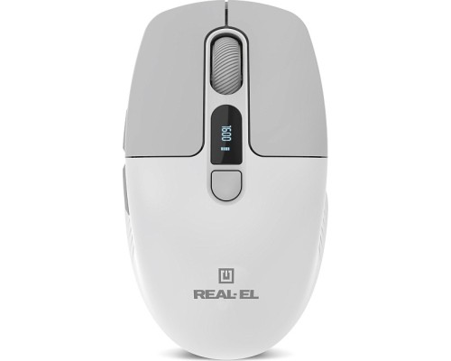 Мишка REAL-EL RM-480W Wireless/Bluetooth White (EL123200050)