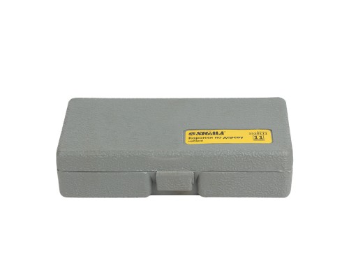 Коронка Sigma по дереву набірна Ø19, 22, 29, 32, 38, 44, 51, 65 мм (кейс) (1520111)