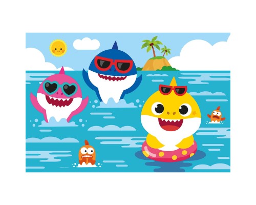 Пазл Clementoni Baby Shark, серія MAXI, 24 елементи (28519) Пазл Clementoni Baby Shark, серія MAXI, 24 елементи (28519)