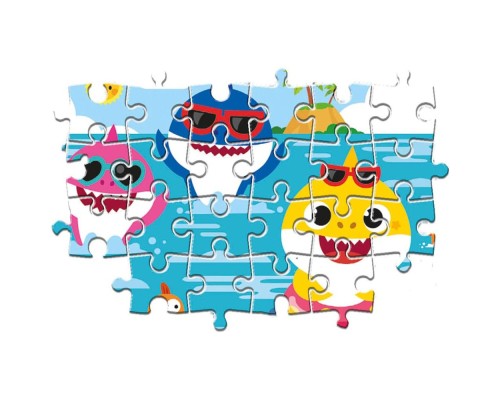 Пазл Clementoni Baby Shark, серія MAXI, 24 елементи (28519) Пазл Clementoni Baby Shark, серія MAXI, 24 елементи (28519)
