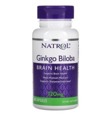 Вітамінно-мінеральний комплекс Natrol Вітамін E, 268 мг, Super Vitamin E, 90 гелевих капсул¶Гінкго Білоба, 120 мг, Ginkgo Biloba, 60 к (NTL-00768)