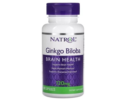 Вітамінно-мінеральний комплекс Natrol Вітамін E, 268 мг, Super Vitamin E, 90 гелевих капсул¶Гінкго Білоба, 120 мг, Ginkgo Biloba, 60 к (NTL-00768)