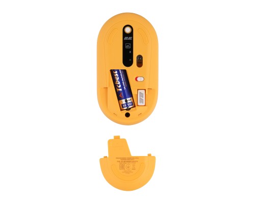 Мишка 2E MF300 FLORAPOPPY Silent Silent Wireless/Bluetooth Yellow (2E-MF300WFLORAYW)