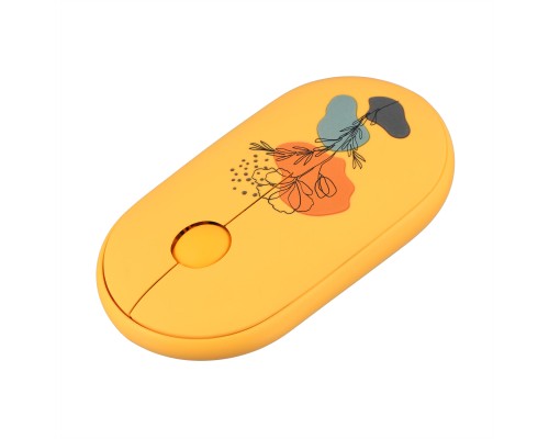 Мишка 2E MF300 FLORAPOPPY Silent Silent Wireless/Bluetooth Yellow (2E-MF300WFLORAYW)