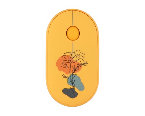 Мишка 2E MF300 FLORAPOPPY Silent Silent Wireless/Bluetooth Yellow (2E-MF300WFLORAYW)