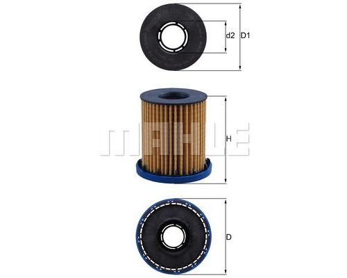 Фільтр масляний Mahle OX1350