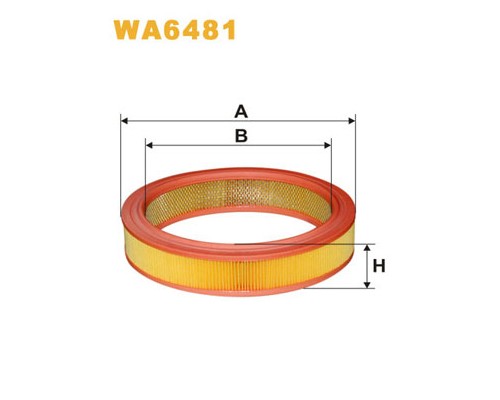 Повітряний фільтр для автомобіля Wixfiltron WA6481