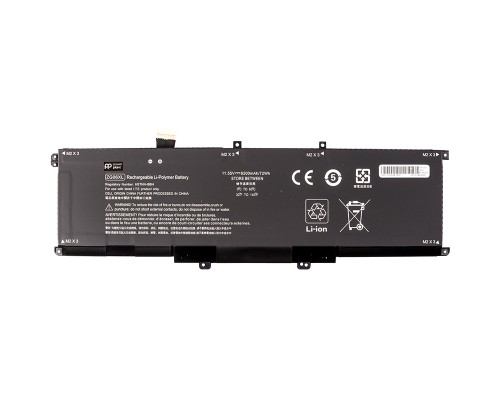 Акумулятор до ноутбука HP ZBook Studio X360 G5 (ZG06) 11.55V 6200mAh PowerPlant (NB462353)