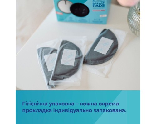Вкладиш для бюстгальтера Canpol babies ультрапоглинаючі 3D 60 шт чорні (1/655)