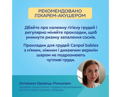 Вкладиш для бюстгальтера Canpol babies ультрапоглинаючі 3D 60 шт чорні (1/655)
