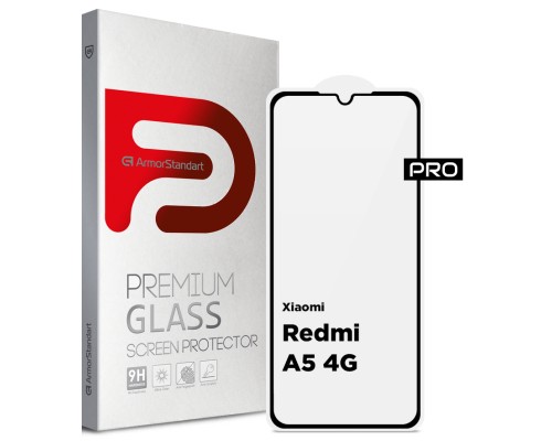 Скло захисне Armorstandart Pro Xiaomi Redmi A5 4G / Poco C71 4G Black (ARM84705)