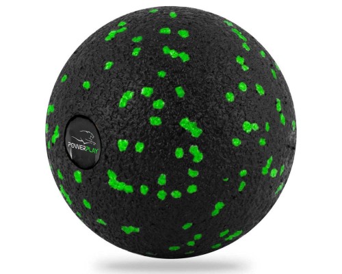 Масажний м'яч PowerPlay PP-4350 Epp Massage Ball (d8) Чорно/Зелений (PP-4350_Green_d8)