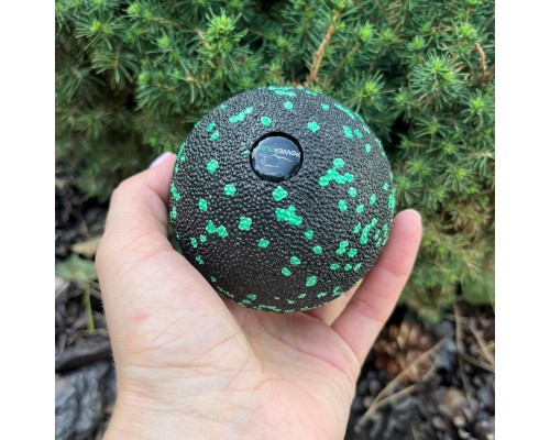 Масажний м'яч PowerPlay PP-4350 Epp Massage Ball (d8) Чорно/Зелений (PP-4350_Green_d8)