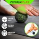 Масажний м'яч PowerPlay PP-4350 Epp Massage Ball (d8) Чорно/Зелений (PP-4350_Green_d8)