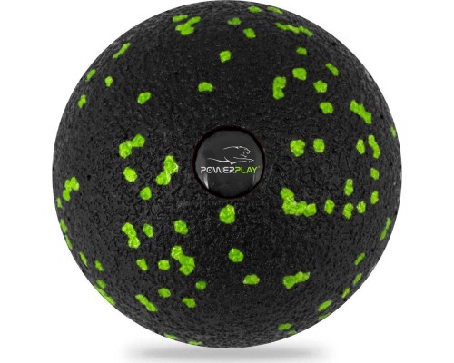 Масажний м'яч PowerPlay PP-4350 Epp Massage Ball (d8) Чорно/Зелений (PP-4350_Green_d8)