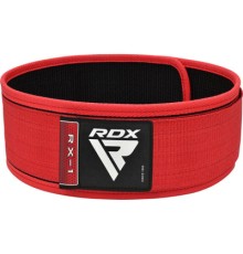 Атлетичний пояс RDX RX1 Weight Lifting Belt Red L (WBS-RX1R-L)