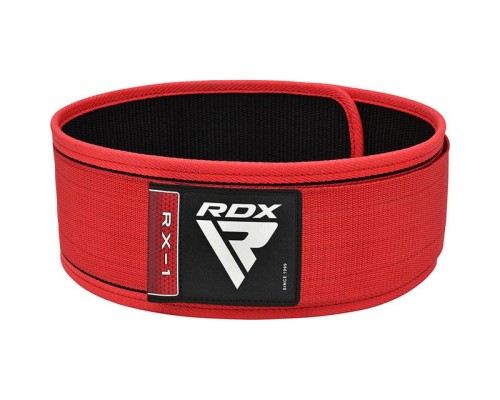 Атлетичний пояс RDX RX1 Weight Lifting Belt Red L (WBS-RX1R-L)