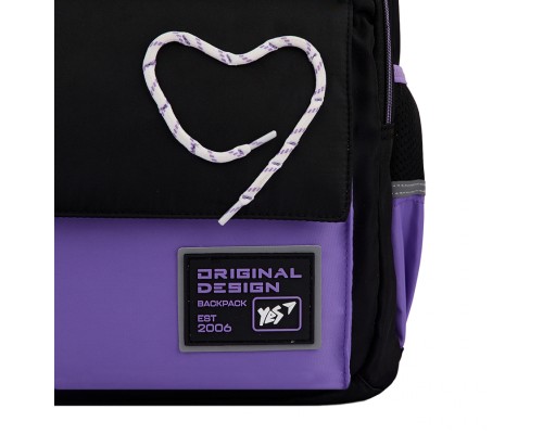 Рюкзак шкільний Yes Purple Hearts TS-48 (559923)