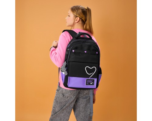 Рюкзак шкільний Yes Purple Hearts TS-48 (559923)