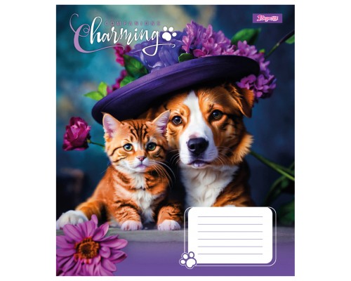 Зошит 1 вересня Charming companions А5 24 аркушів клітинка (767274)