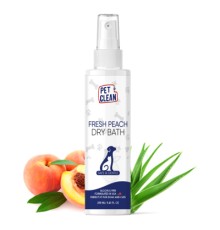 Шампунь для тварин Pet Clean DRY BATH-FRESH PEACH з ароматом персику 250 мл (8939117888428)