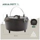 Котел туристичний Groenberg Askja Pot 30 cm / 7 L Black (266017) (DAS303244)