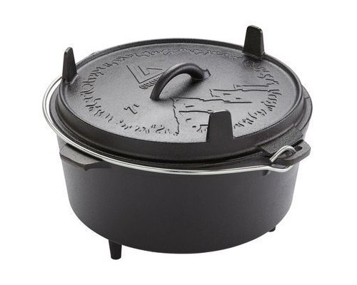 Котел туристичний Groenberg Askja Pot 30 cm / 7 L Black (266017) (DAS303244)
