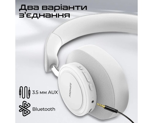 Навушники Promate Takt White (takt.white)