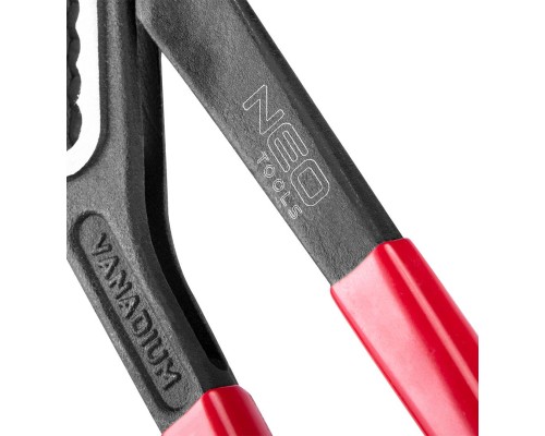Кліщі Neo Tools переставні, 45°, робочий діапазон 0-38мм, 250мм (02-412)
