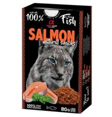 Ласощі для котів Alpha Spirit Cat Salmon Natural Snacks з лососем 80 г (8436586311773)
