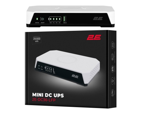 Пристрій безперебійного живлення 2E Mini DC 36Вт, LFP (2E-DC36-LFP)