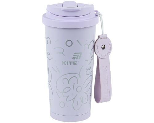 Термокружка Kite 550 мл, фіолетова (K25-1226-2)