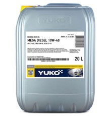 Моторна олива Yuko MEGA DIESEL 10W-40, API CI-4/SL 20л (4820070245882)