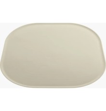 Килимок під миски Fiboo Антиковзкий 32х32 см бежевий (FIB0273)