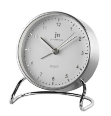 Настільний годинник Lowell будильник, сріблястий (JA7088S)