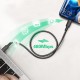 Дата кабель USB-C to USB-C 1.0m 100W braided black XO (NBQ199_С_Black)