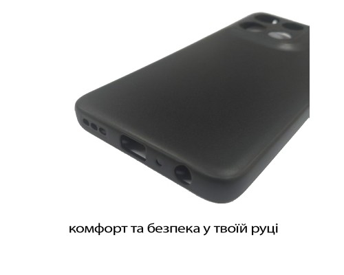 Чохол до мобільного телефона BeCover Silicone Motorola Moto G56 Black (713766)