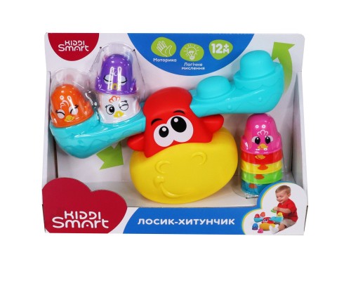 Розвиваюча іграшка Kiddi Smart балансир – Лосик-хитунчик (4553-KS)