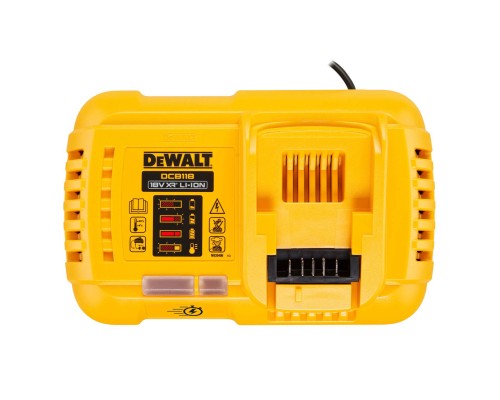 Зарядний пристрій для акумуляторів інструменту DeWALT 18V, 54V, ток 8А, 0.65 кг (DCB118_N473860)