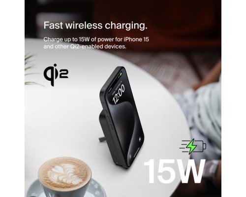 Батарея універсальна Belkin 8000mAh MagSafe Wireless Qi2 Black (BPD007BTBK)