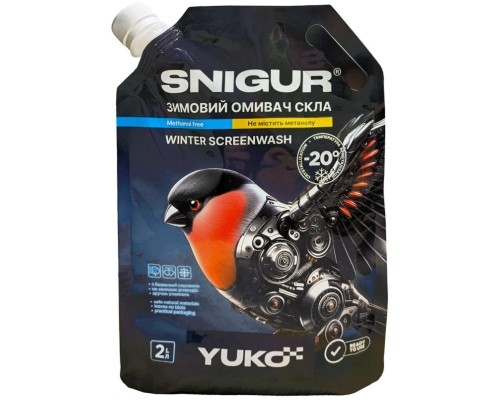 Омивач автомобільний Yuko SNIGUR -20 2л (4823110405550)