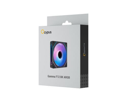 Кулер до корпусу OCYPUS GAMMA F12 BK ARGB (GAMMA-F12-BK1AM00X-GL)