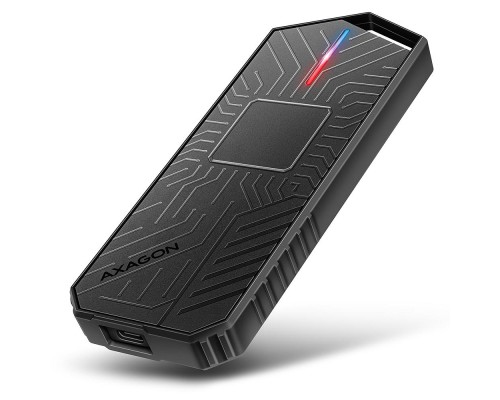 Кишеня зовнішня AXAGON USB-C 10Gbps metal box for M.2 NVMe & SATA SSD GAME (EEM2-GAM)