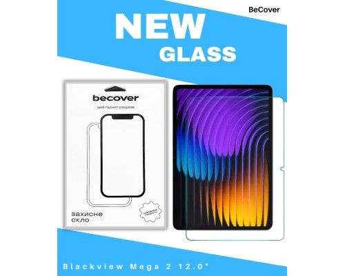 Скло захисне BeCover Blackview Mega 2 12.0