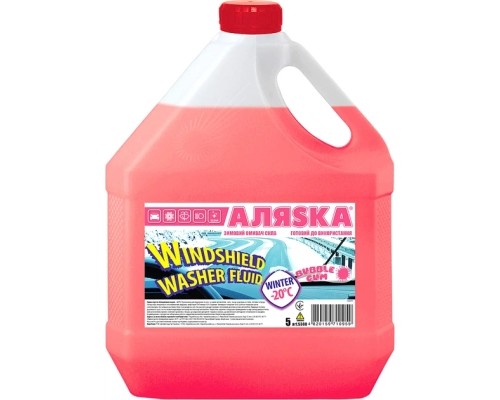 Омивач автомобільний Аляsка -20С Бабл Гам 5л (5360)